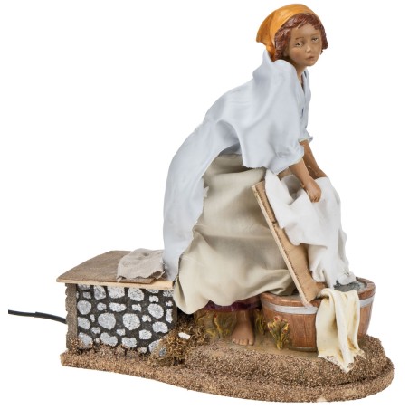 copy of Washerwoman 30 cm in motion and working fountain cm
