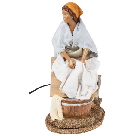 copy of Lavandaia 30 cm in movimento e fontana funzionante cm
