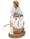 copy of Washerwoman 30 cm in motion and working fountain cm