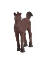 Cavallo marrone in pvc per statue da 6-8 cm