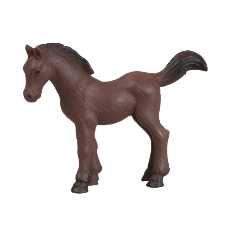 Brown PVC horse for 6 cm statues for Mondo Nativity scene