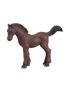 Cavallo marrone in pvc per statue da 6-8 cm