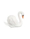 Conjunto de dos cisnes en PVC para estatuas de 9-10 cm