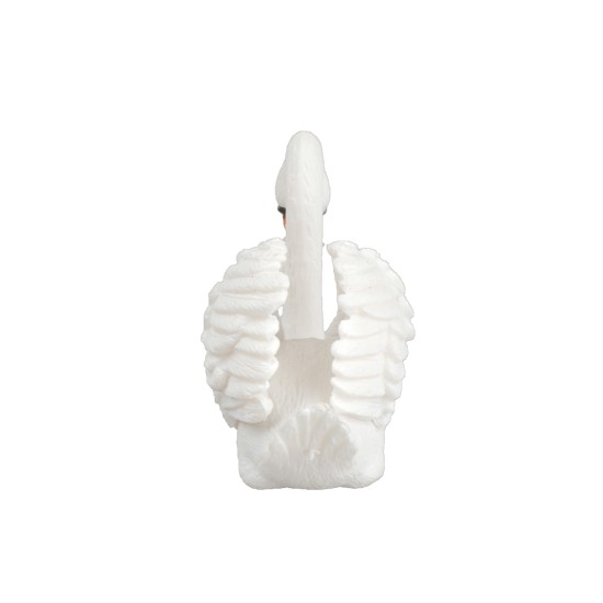 Conjunto de dos cisnes en PVC para estatuas de 9-10 cm