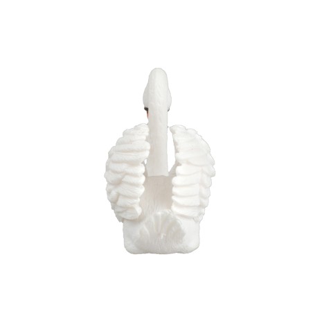 Conjunto de dos cisnes en PVC para estatuas de 9-10 cm