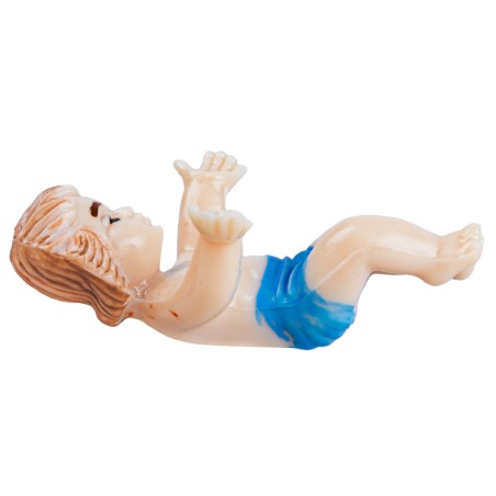 Conjunto de 12 piezas de Niño Jesús de 4 cm en PVC para el pesebre Mondo