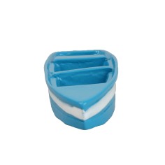 Small boat 6.5x2x1 cm h for nativity scene Mondo Presepi 2