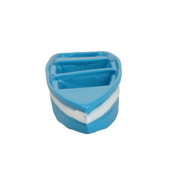 Small boat 6.5x2x1 cm h for nativity scene Mondo Presepi
