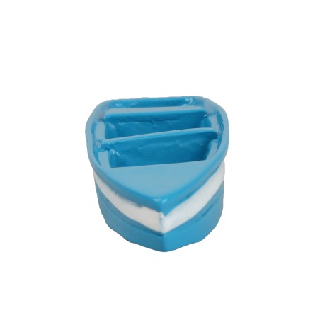 Barchetta cm 6,5x2x1 h per presepe Mondo Presepi