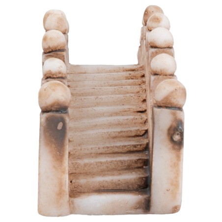 Ponte con scalini in resina cm 5x2x2,5 h per presepe Mondo