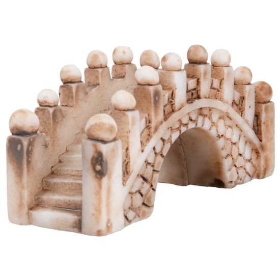 Ponte con scalini in resina cm 5x2x2,5 h per presepe Mondo