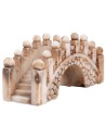 Ponte con scalini in resina cm 5x2x2,5 h per presepe Mondo