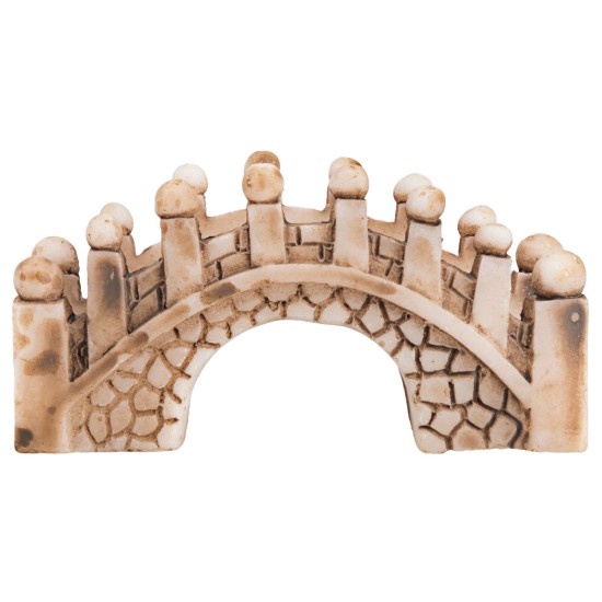 Ponte con scalini in resina cm 5x2x2,5 h per presepe Mondo