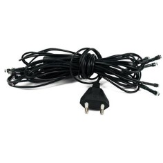 Collar 10 LED blanco cálido distante 20 cm 220 voltios