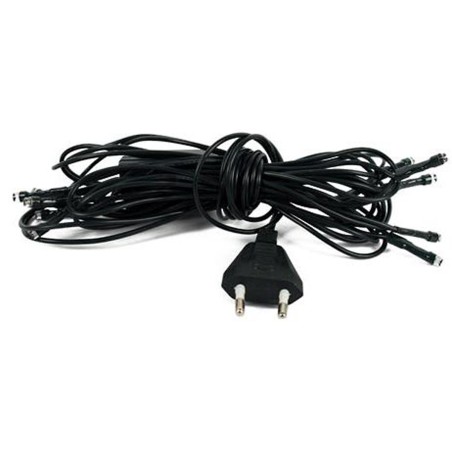 Collana 10 led bianco caldo distante 20 cm 220 volt