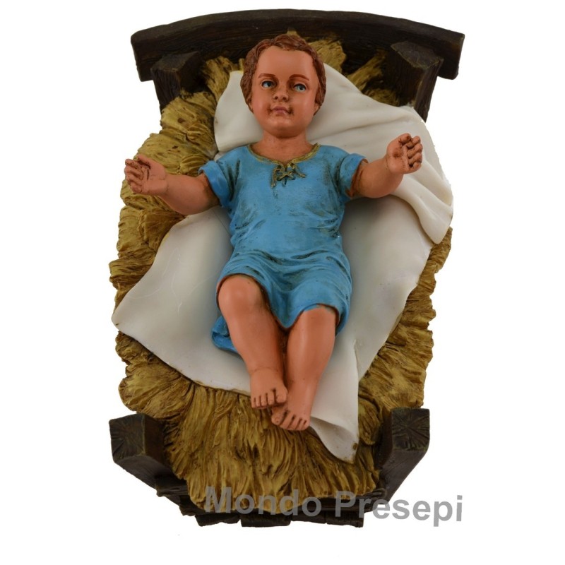 The cradle with the baby for statues, 30 cm