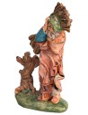 Falegname con fascina di legna sulle spalle h 10 cm per presepe