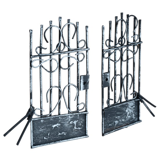 copy of Metal gate openable cm 11X11 h for nativity scene