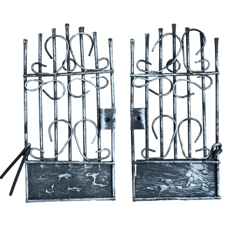 copy of Metal gate openable cm 11X11 h for nativity scene