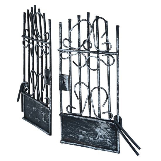 copy of Metal gate openable cm 11X11 h for nativity scene