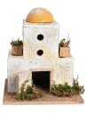 Arab house with central dome cm 15x15x18 h.