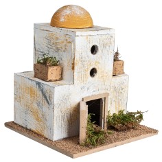 Arab house with central dome cm 15x15x18 h. 2
