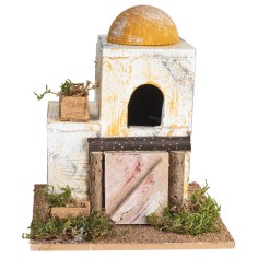 Casa araba con cupola laterale cm 15x15x18 h. 