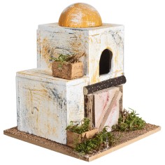 Arab house with side dome cm 15x15x18 h. 2