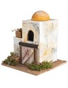 Arab house with side dome cm 15x15x18 h.