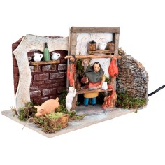 copia de Bottega con tienda y banco de pan cm 15x11,2x14,5 h para 2