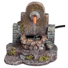 Fontana in resina funzionante cm 13,5x12x13 h per presepe Mondo