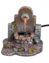 Fontana in resina funzionante cm 13,5x12x13 h per presepe Mondo