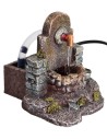 Working resin fountain 13.5x12x13 cm h for Mondo nativity scene