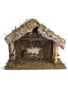 Cabaña para Natividad 30 cm 50x28x40 h para belén Mundo Pesebres