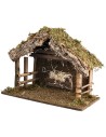 Nativity Hut 30 cm 50x28x40 h for Nativity Scene Mondo Presepi