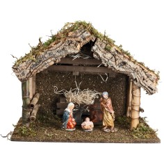 Capanna per Natività 30 cm 50x28x40 h per presepe Mondo Presepi 2