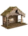Nativity Hut 30 cm 50x28x40 h for Nativity Scene Mondo Presepi