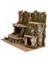 Multi-level scenario cm 43x24x32 h for nativity scene Mondo Presepi