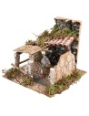 Recinto con conigli cm 15x15x13 h per presepe Mondo Presepi