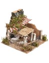 Recinto con conigli cm 15x15x13 h per presepe Mondo Presepi