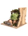 Enclosure with pigs cm 15x15x13.5 h for Nativity Scene Mondo Presepi