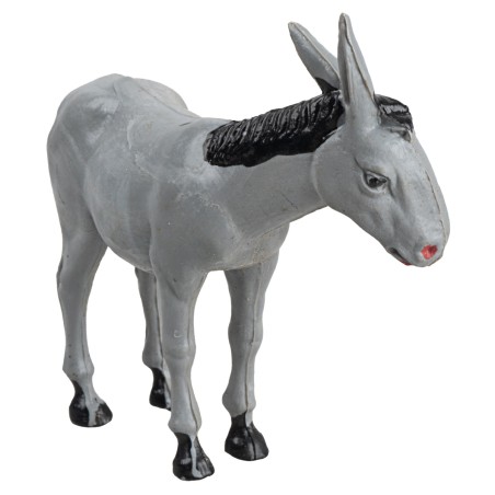 copy of Brown standing Donkey series 19 cm Fontanini for