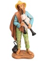 Zampognaro h 18 cm per presepe Mondo Presepi