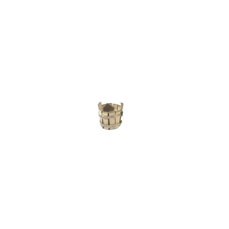 Tinozza lux cm 3 in legno - Cod. M81 Mondo Presepi