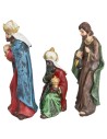 Conjunto de natividad 7 figuras altura 12 cm en resina para belén Mundo
