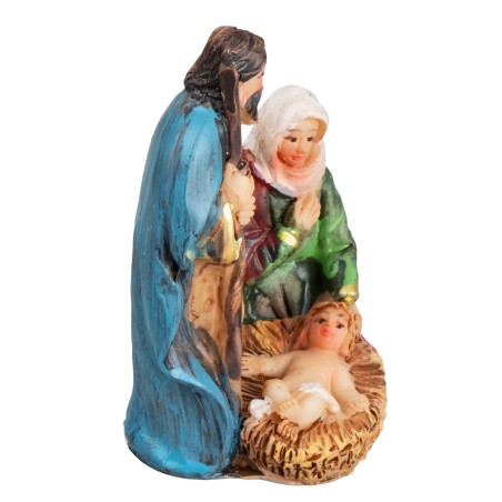 Nativity in resin 4.5x3.5x6 cm h for nativity scene Mondo Presepi