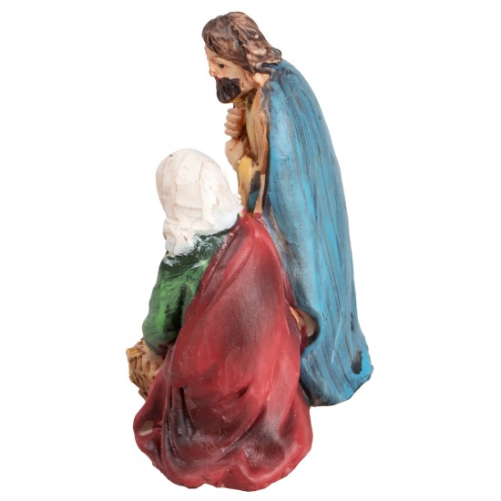 Nativity in resin 4.5x3.5x6 cm h for nativity scene Mondo Presepi