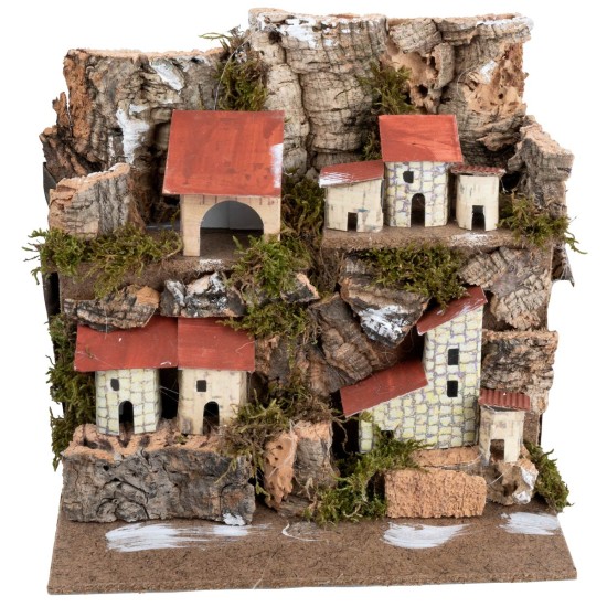 Mountain landscape cm 20x14.5x17.5 h