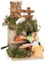 Fornaio serie 6 cm in movimento per presepe Mondo Presepi