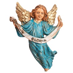 Ángel Gloria serie 10 cm para belén Mondo Presepi